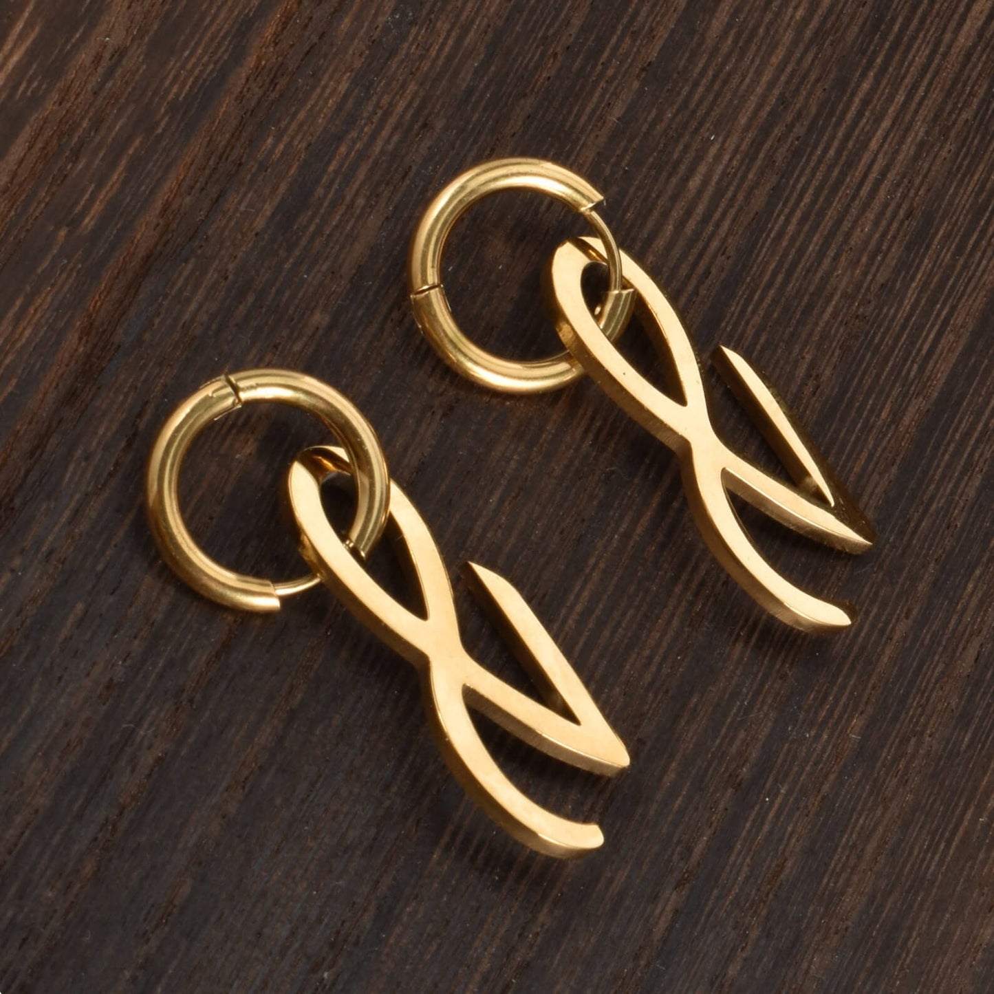 JK Golden Earrings & Necklace