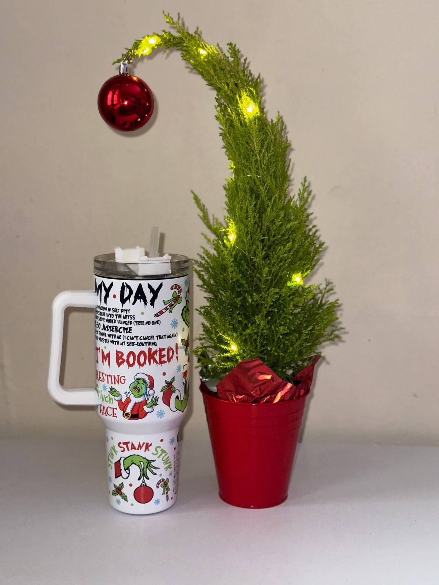 Grinch Inspired 40 oz Tumbler