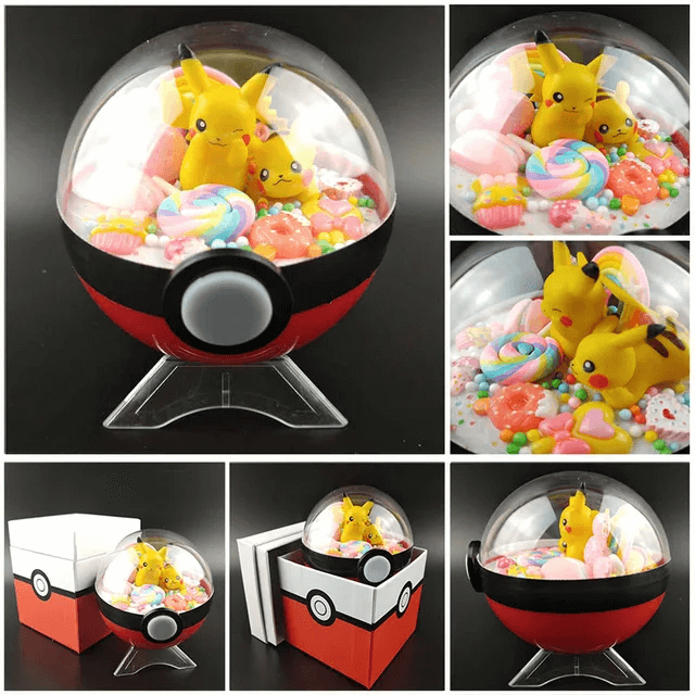 Handmade Pokéball Terrarium