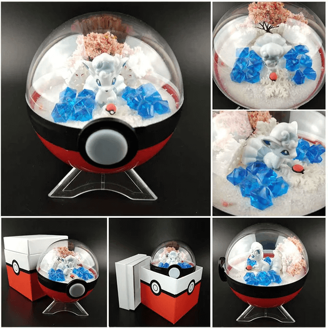 Handmade Pokéball Terrarium
