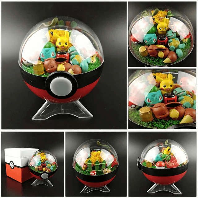 Handmade Pokéball Terrarium