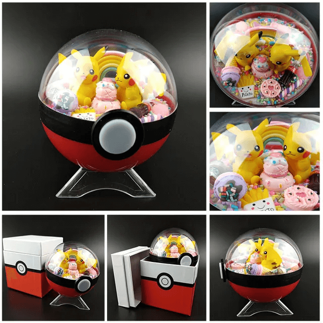Handmade Pokéball Terrarium
