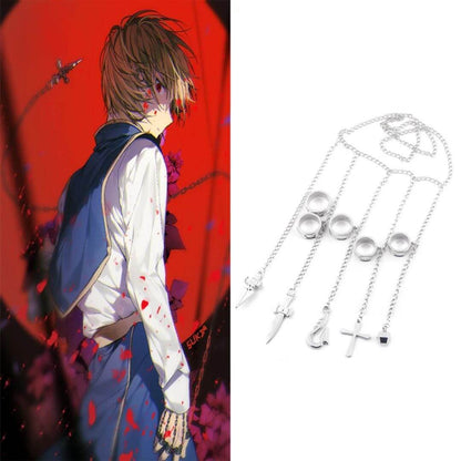 Kurapika Earrings & Chains Bracelet