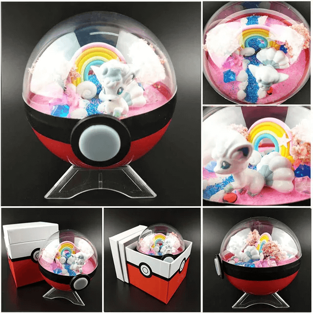 Handmade Pokéball Terrarium