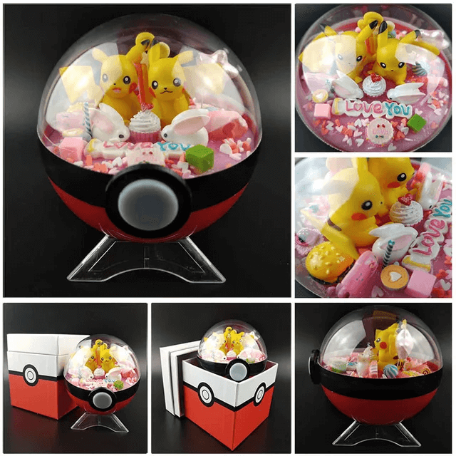 Handmade Pokéball Terrarium